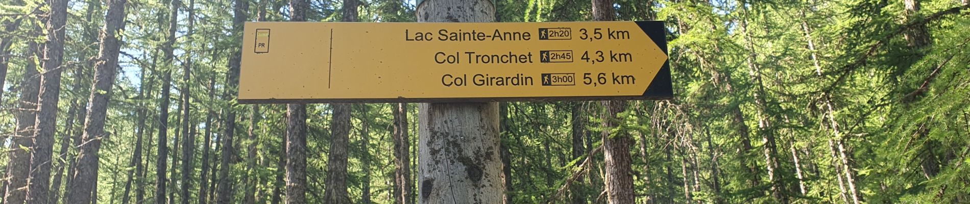 Percorso Marcia Ceillac - lac Saint Anne et Miroir - Photo