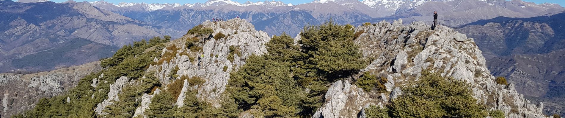 Trail Walking Duranus - Cime de Rocassiera depuis l'Engarvin - Photo