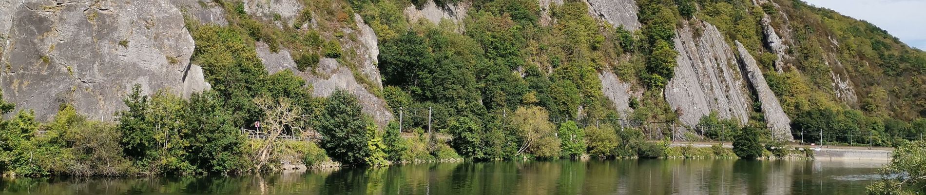 Percorso Mountainbike Yvoir - GODINNE ... par Roquebrune, la Sibérie et les Tiennes de Rouillon. - Photo