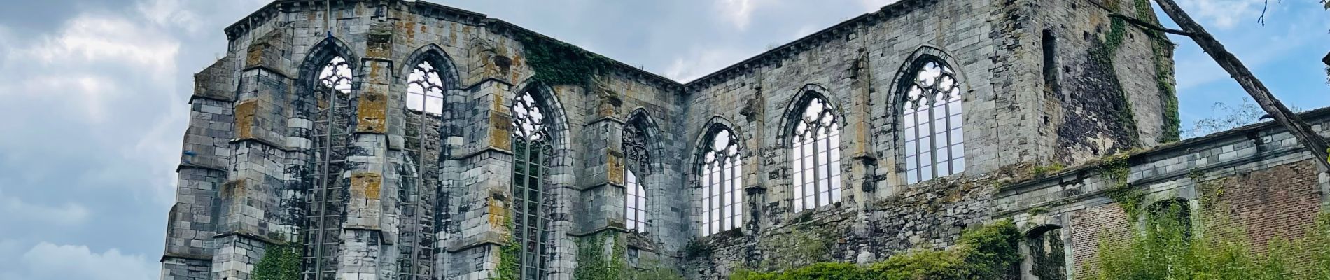Randonnée Marche Thuin - L’abbaye d’Aulne à Thuin - Photo