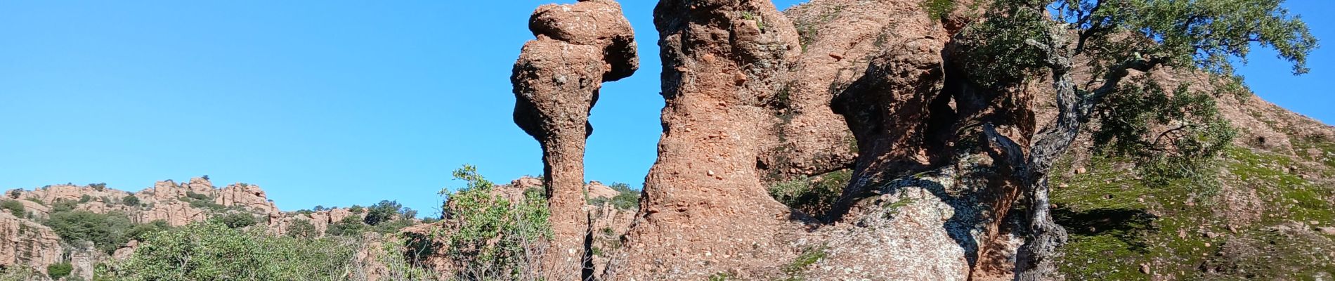 Excursión Senderismo Le Muy - Rocher de Roquebrune, Les 2 frères - Photo