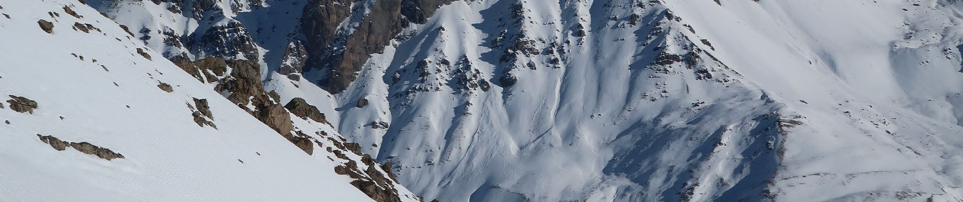 Randonnée Ski de randonnée Valloire - crête d'argentière sommet 2887m - Photo