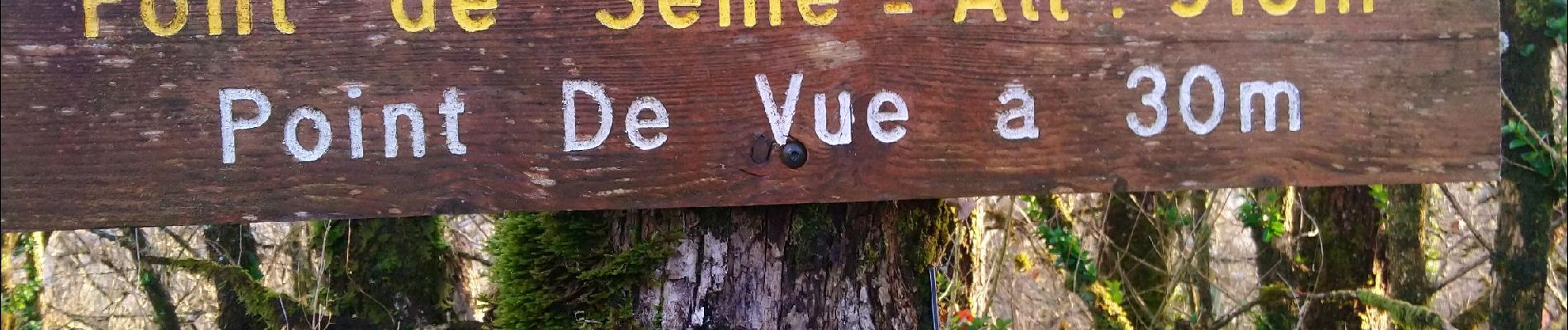 Tocht Stappen Charix - belvédère de Sème Échangeur de Sylans  - Photo