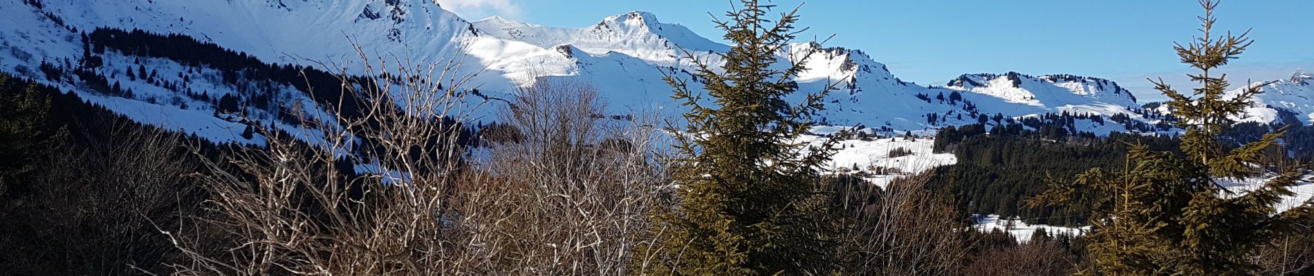 Randonnée Raquettes à neige Taninges - praz5 - Photo