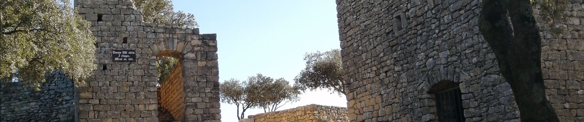 Randonnée Marche Chusclan - château de gicon - Photo