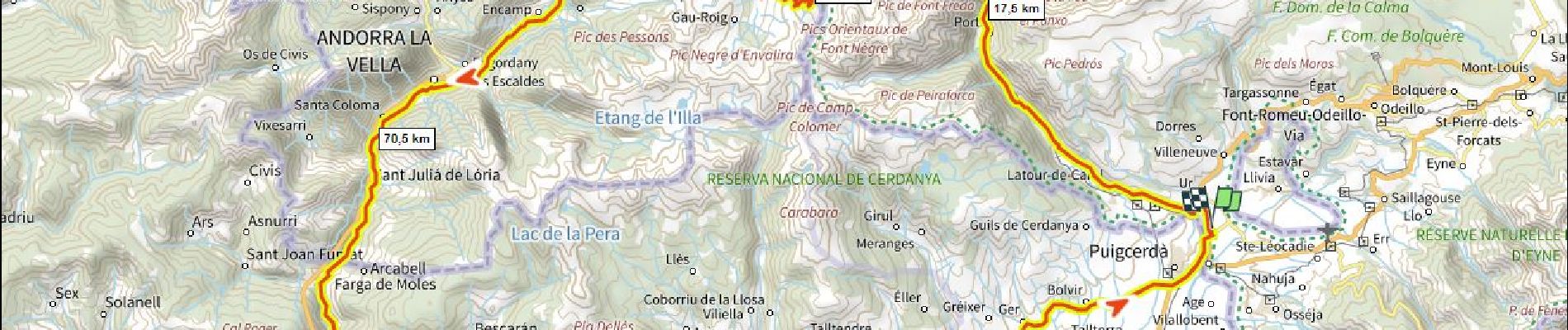 Percorso Bici da strada Ur - Traversée d'Andorre D+3000m  - Photo