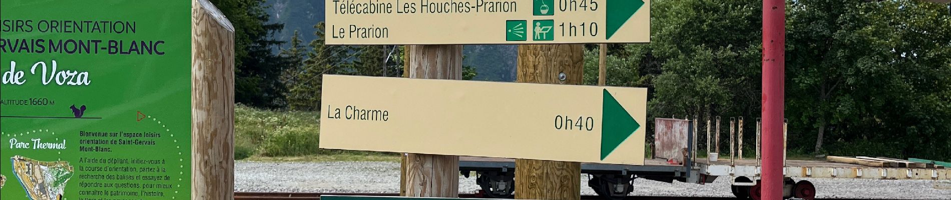 Trail Walking Les Houches - 1ère étape GR tour du Mont Blanc  - Photo