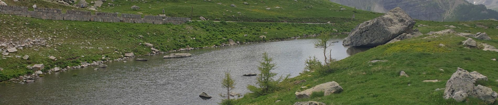 Tocht Stappen Uvernet-Fours - tour vers col Cayolle - Photo