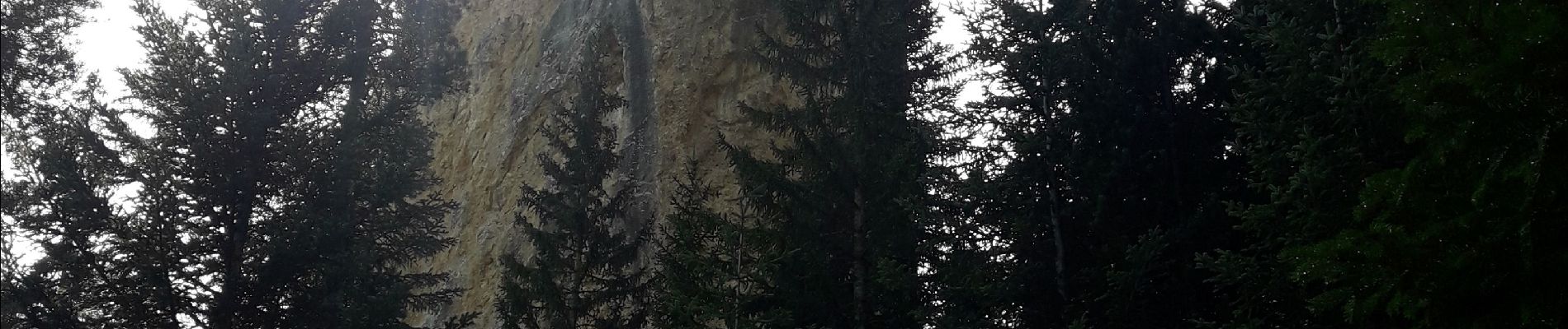 Tocht Stappen Aussois - Aussois au dessus du Monolithe - Photo