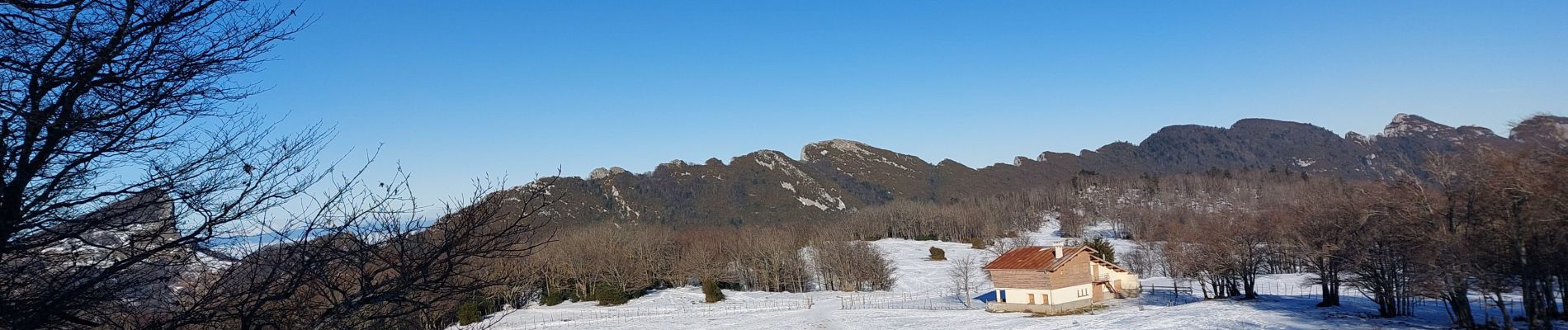 Trail Snowshoes Léoncel -  Grand Echaillon-Chovet-Col de la Bataille 10km - Photo