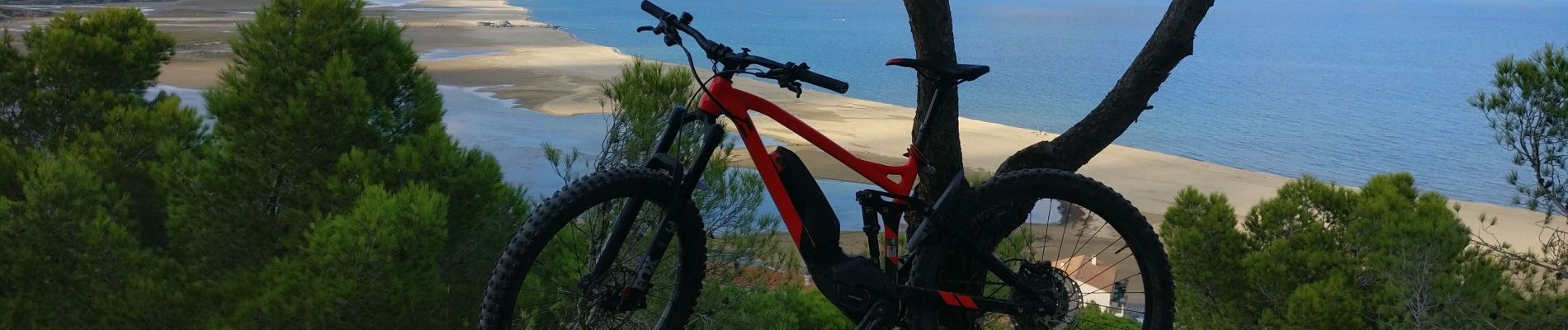 Trail Mountain bike Leucate - tour du plateau leucate la franqui - Photo