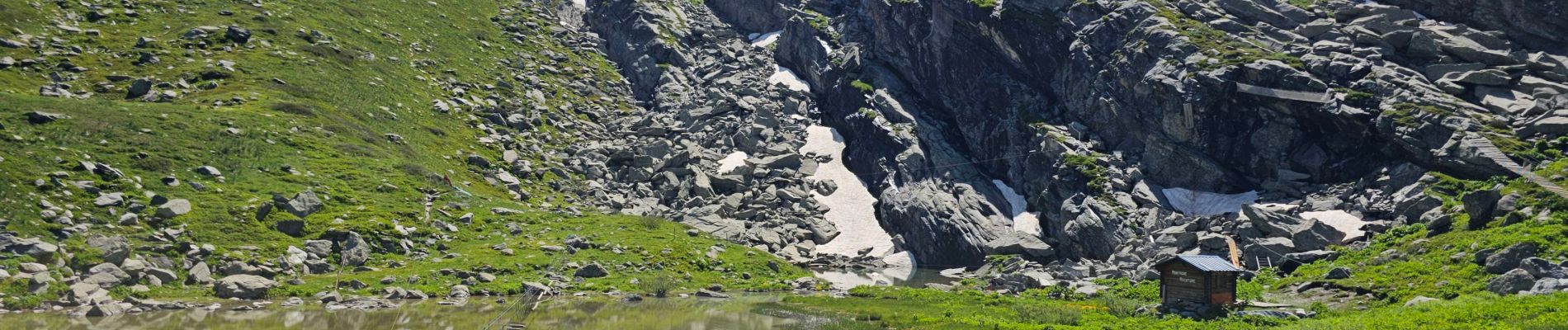 Randonnée Marche Les Belleville - Val Thorens, Le lac Blanc, retour par les lacs de la Tête Ronde  - Photo