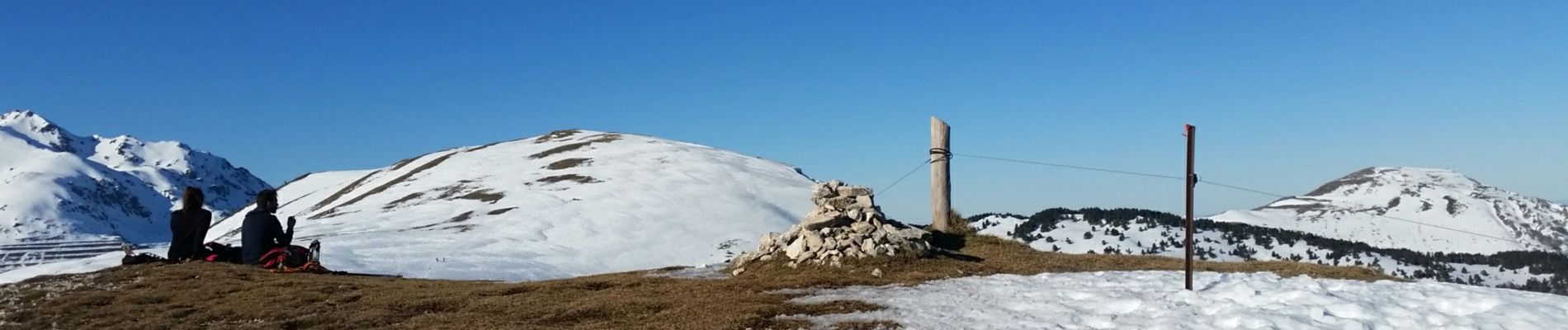 Randonnée Raquettes à neige Caussou - Col de Marmare - Pic Fourcat - Scaramus  - Photo