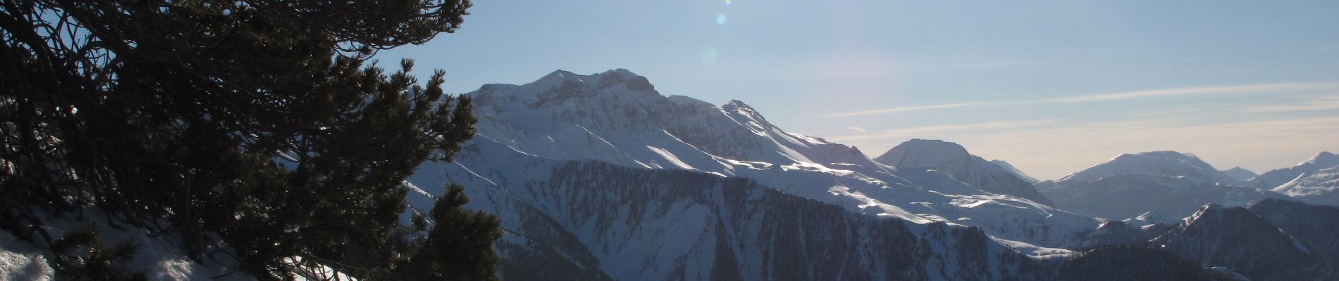 Tour Skiwanderen Seyne - pic de bernardez à Ski - Photo