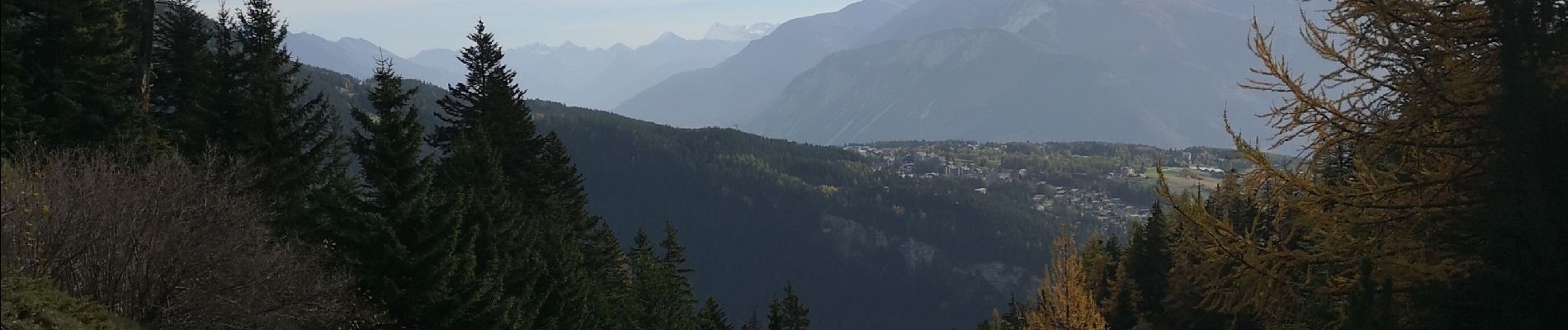 Tocht Noords wandelen Ayent - forniri  - Photo