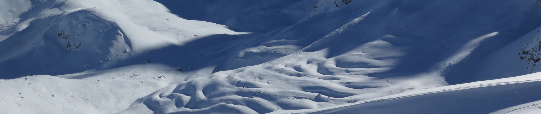 Randonnée Ski de randonnée Saint-Paul-sur-Ubaye - L'Aiguille Large à ski - Photo