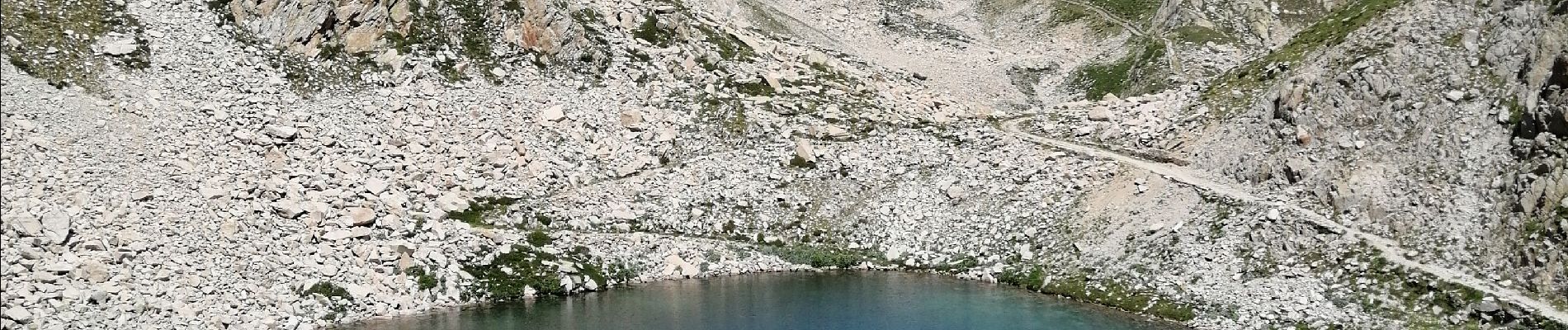 Tour Wandern Saint-Martin-Vésubie - Mercantour Argentera de Salèse au refuge Questa - Photo