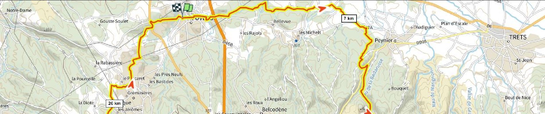 Tocht Mountainbike Fuveau - Peynier Pigeonnier Gréasque D+580m - Photo