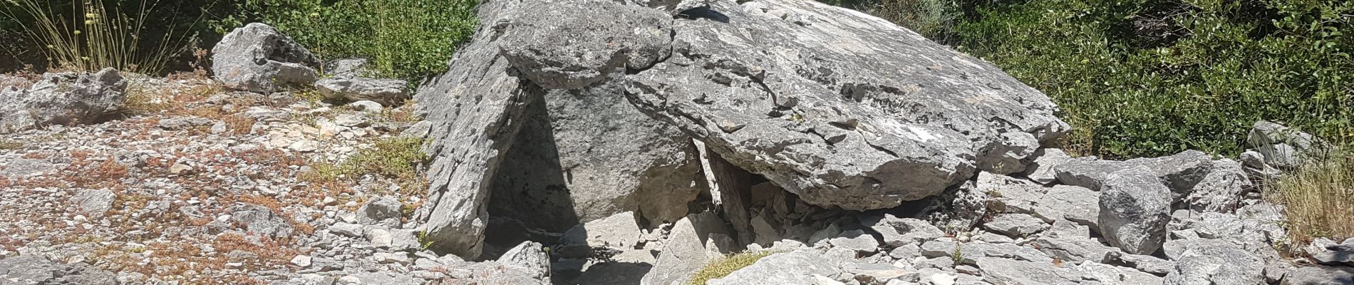 Tocht Stappen Barjac - barjac dolmens avens - Photo