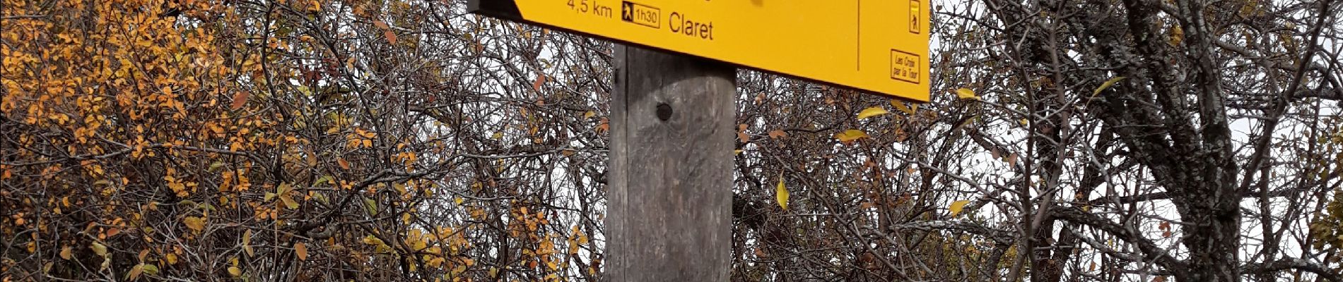 Tocht Stappen Melve - tete de  boursier par la tour et les croix - Photo