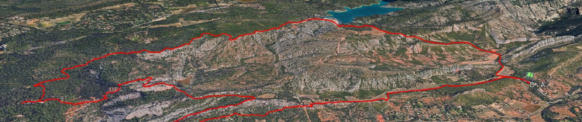 Randonnée Marche Beaurecueil - Le tour des trois  barrages - Bibemus -Vallon du Marbre - Photo