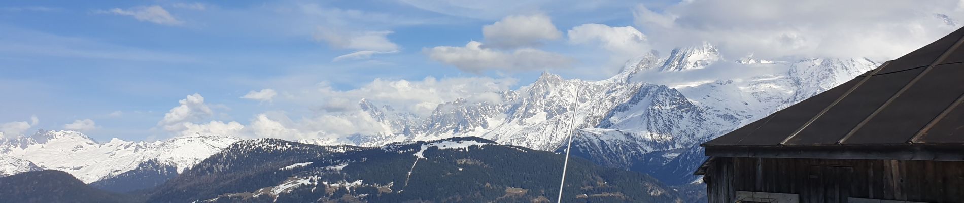 Tour Schneeschuhwandern Demi-Quartier - Combafort Combloux vers Mt d'Arbois - Photo