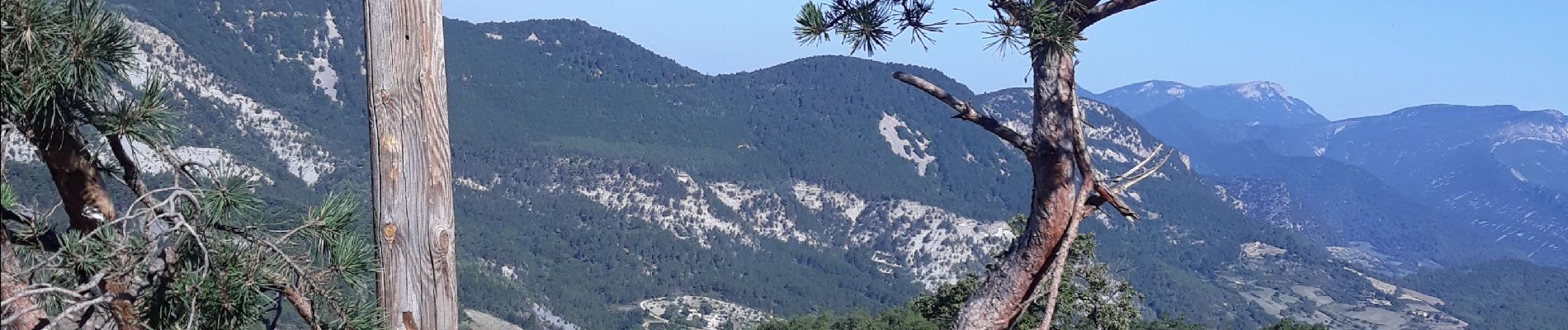 Randonnée V.T.T. Nyons - tour de la montagne barronies  n°8 très difficile  - Photo