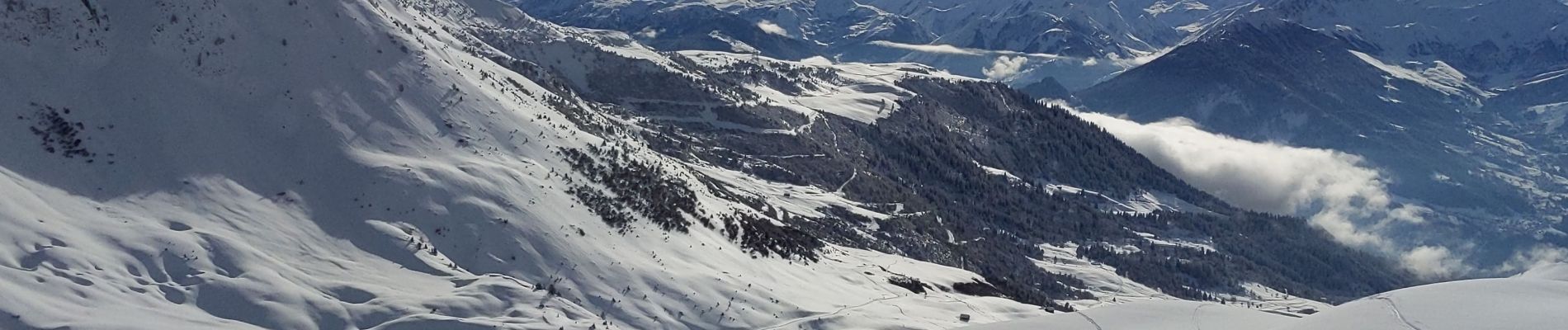 Tour Schneeschuhwandern La Léchère - Le grand Cretet depuis Grand Naves - Photo