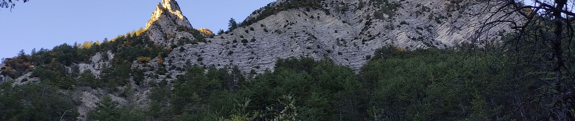 Randonnée Marche Die - la croix de Justin  - Photo