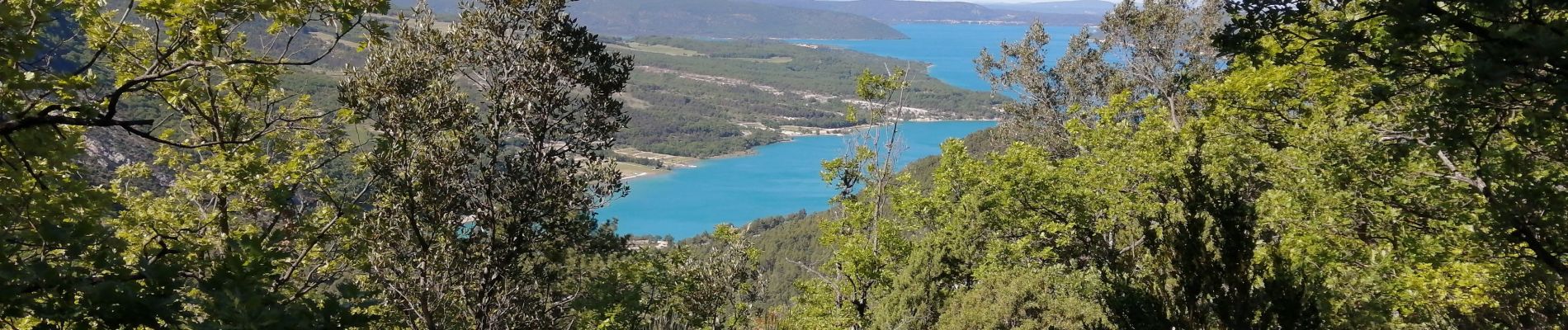 Randonnée Marche Moustiers-Sainte-Marie - Le col plein voir et la crête  - Photo