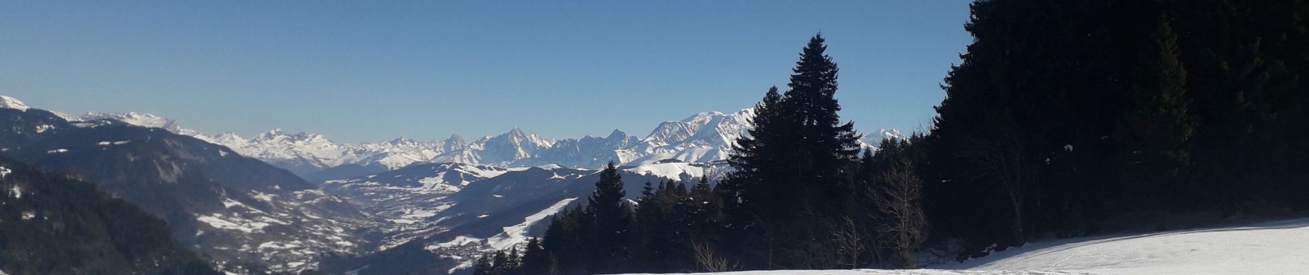 Randonnée Raquettes à neige Ugine - Hery - Belieuvre - Photo
