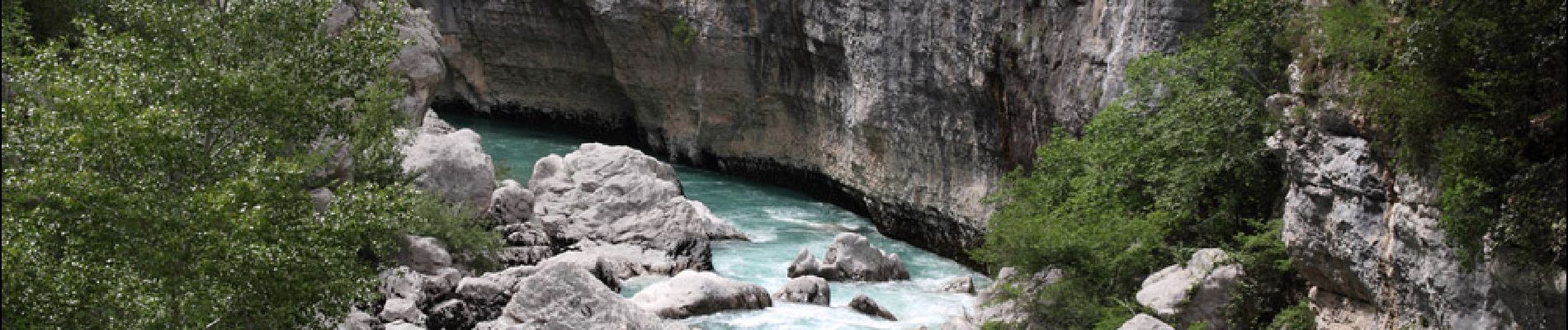 Trail Walking Aiguines - SityTrail - LES GORGES DU VERDON Le Sentier de l'Imbut - 7.2KM +880 - Photo