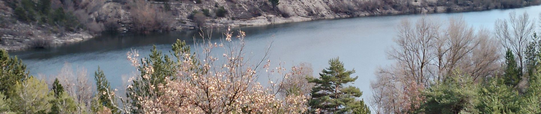 Trail Walking Mane - mane . Le lac de la laye  . - Photo