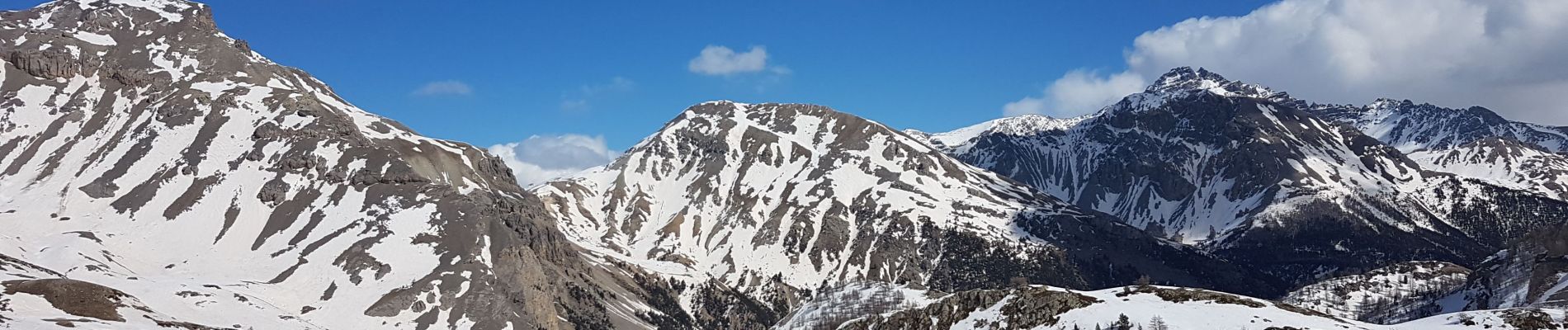 Tocht Sneeuwschoenen Arvieux - les chalets de clapeyto - Photo