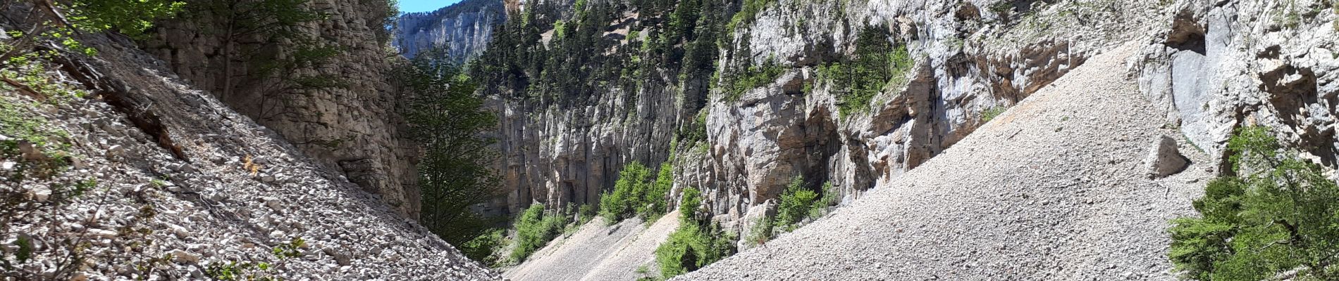 Randonnée Marche Châtillon-en-Diois - Combe de l'Aubaise - Bergerie des Bachassons - Photo