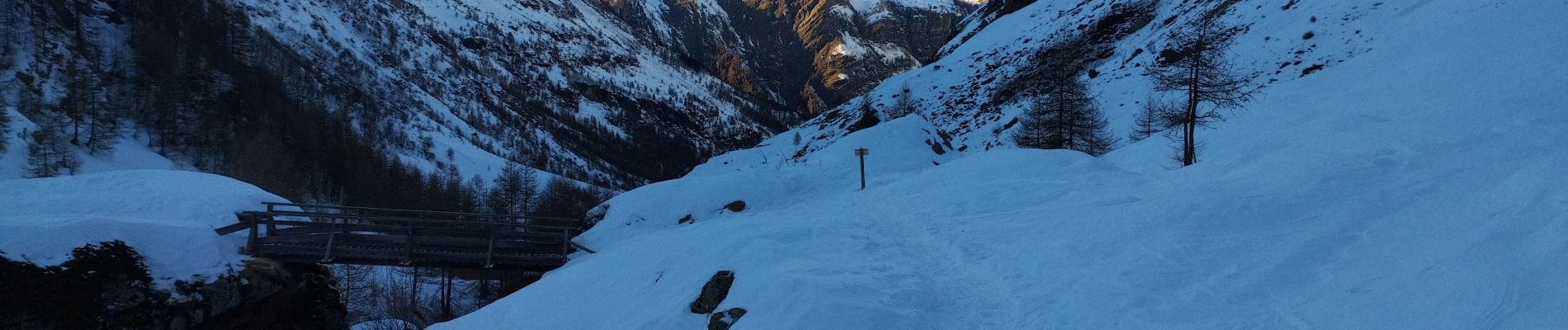 Percorso Sci alpinismo Orcières - objectif Rocher blanc mais trop long donc direction chapeau rouge - Photo