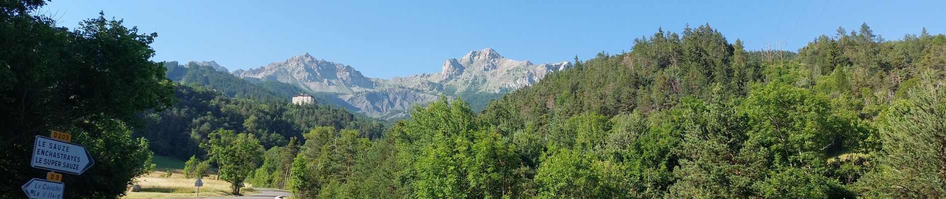 Randonnée Marche Enchastrayes - L'AUPILLON DEPUIS LE CAMPING 