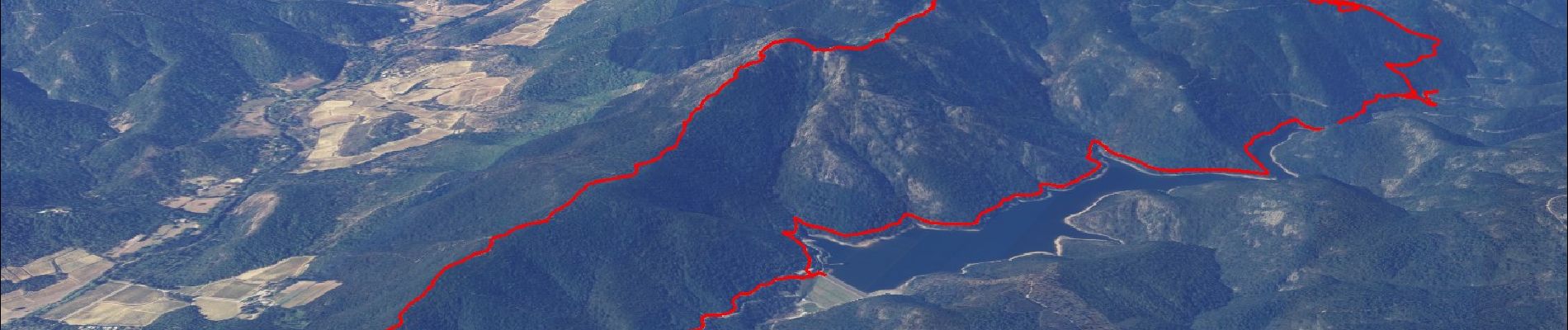 Randonnée Marche La Môle - Barrage de la verne - Sommet de l'Argentière par les crêtes des Pradets - Retour par le bord du lac (V1) - Photo