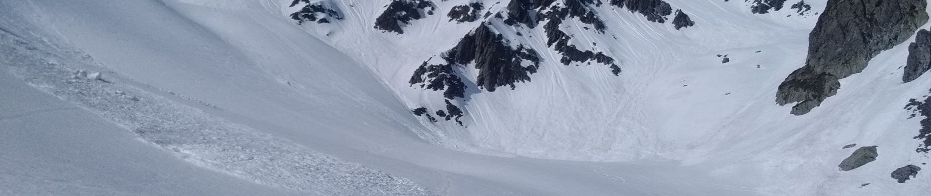 Tour Skiwanderen Le Haut-Bréda - pic de la belle étoile, vers la dent du Pra - Photo