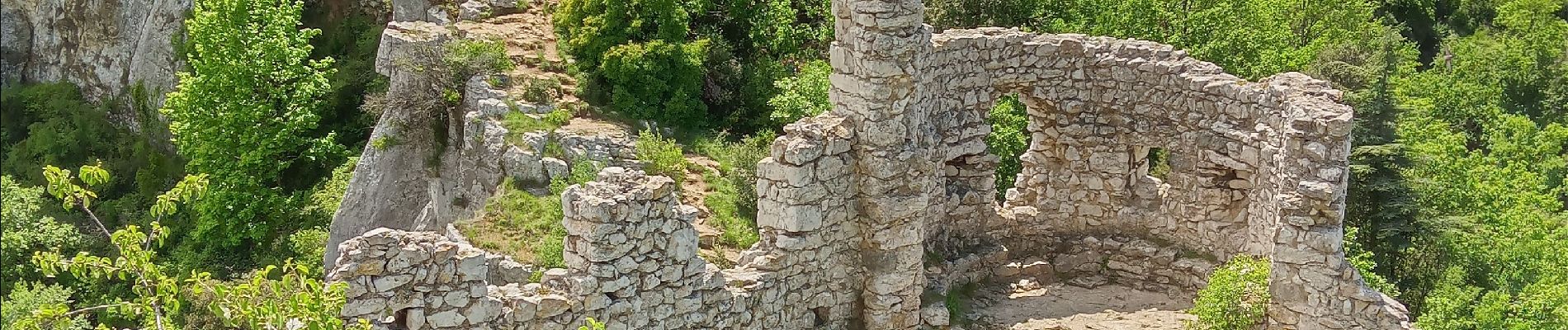 Tocht Stappen Toulaud - Château de Crussol par Meyret - Photo