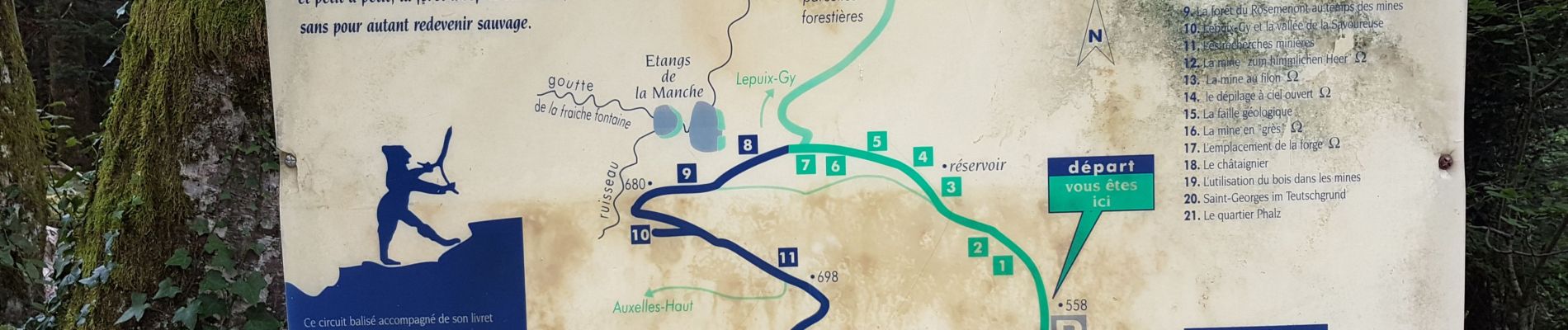 Tour Wandern Lepuix - Giromagny - sentier des mines  - Photo