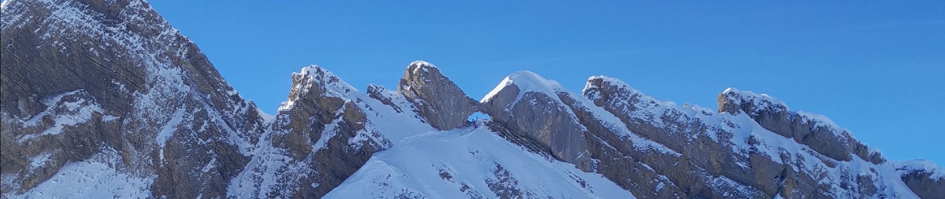 Percorso Sci alpinismo La Clusaz - rando trou de la mouche  - Photo