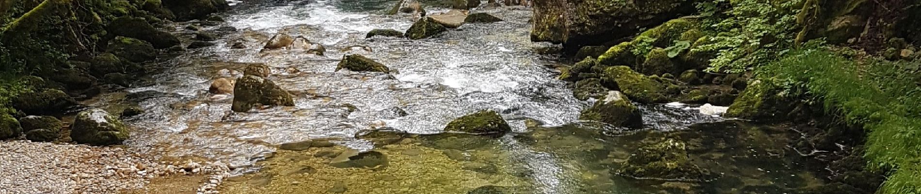 Tour Wandern Chézery-Forens - Chezery le pont du diable - Photo