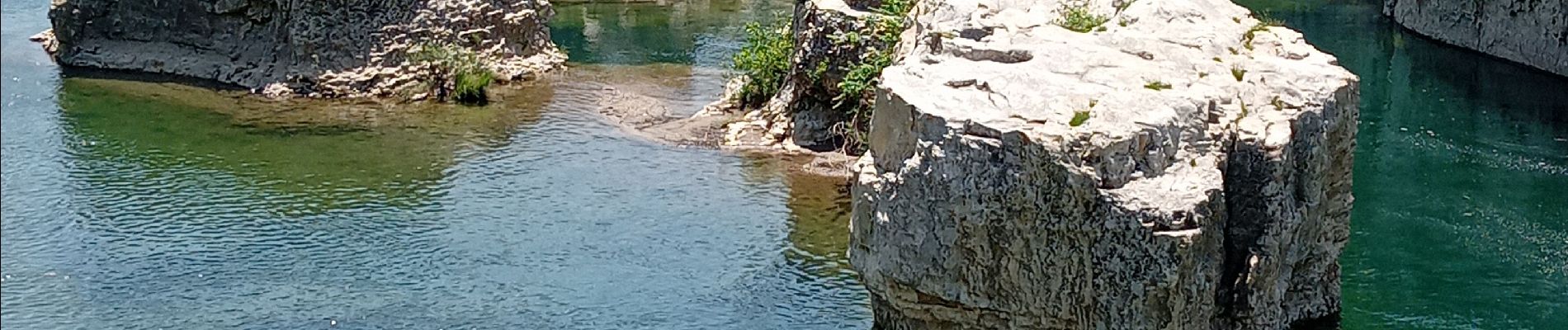 Tocht Stappen Saint-Michel-d'Euzet - Saint  Michel D Euzet les cascades du sautadet - Photo