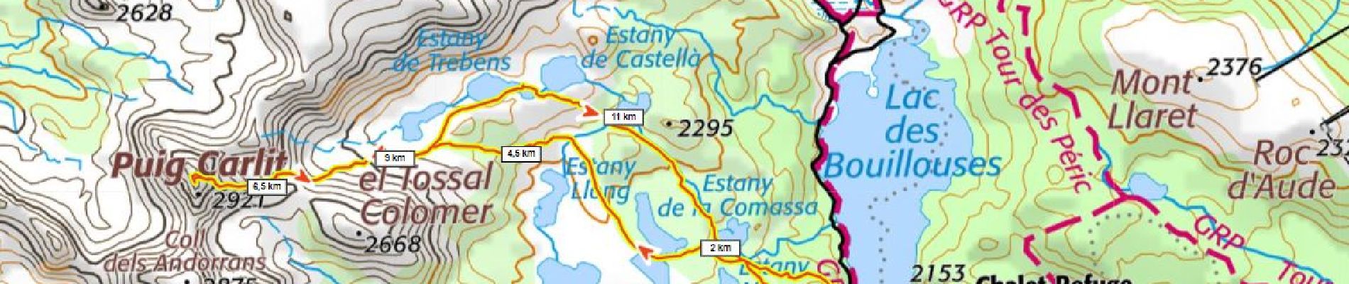 Trail Walking Les Angles - Carlit 950m+ depuis les Bouillouses - Photo