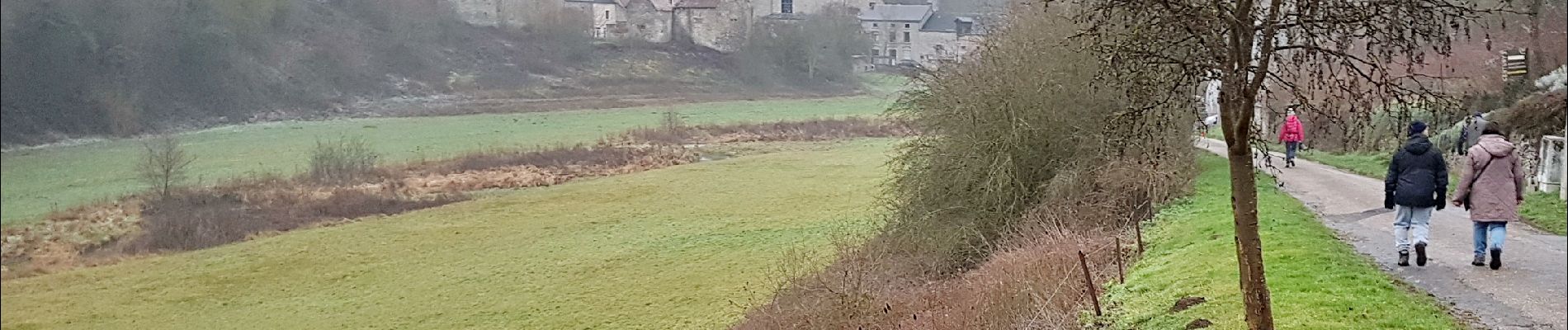 Tocht Stappen Anhée - 2018-12-29 Maredsous 29 km - Photo