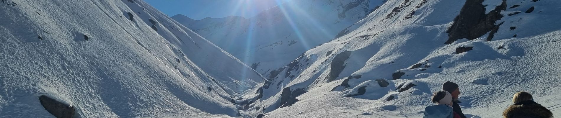 Tocht Sneeuwschoenen Valloire - vallon de la Lauzette valloire  - Photo
