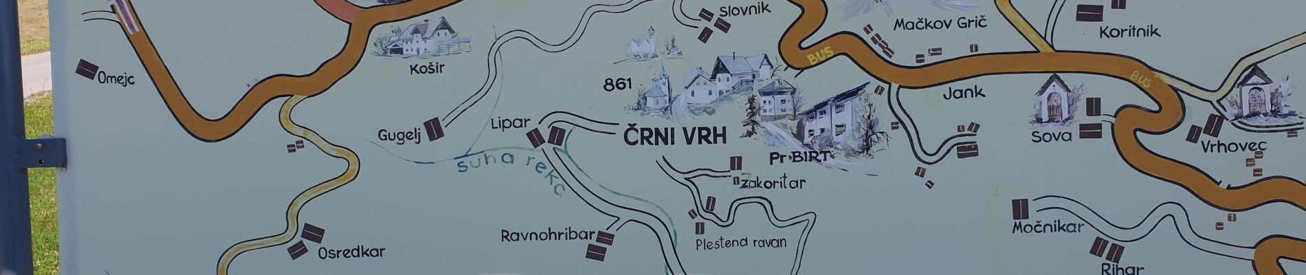 Randonnée Vélo de route Dobrova-Polhov Gradec - Crois vrh vers visoko - Photo