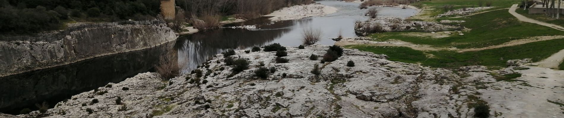 Tour Wandern Saint-Bonnet-du-Gard - pont du Gard  - Photo