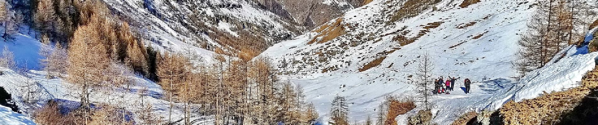 Tour Schneeschuhwandern Orcières - Saut du Laire - Cabane de Basset - Photo